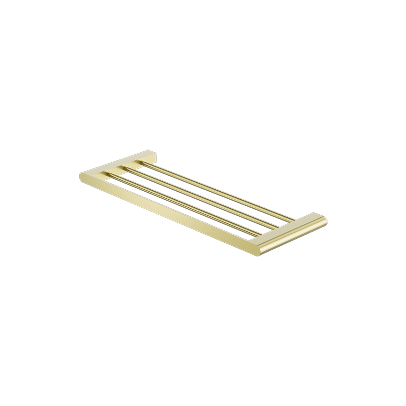 Bianca Towel Rack | Brushed Gold gallery detail image