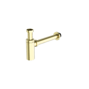 40mm Round Bottle Trap Brushed Gold gallery detail image