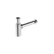 40mm Round Bottle Trap Chrome gallery detail image