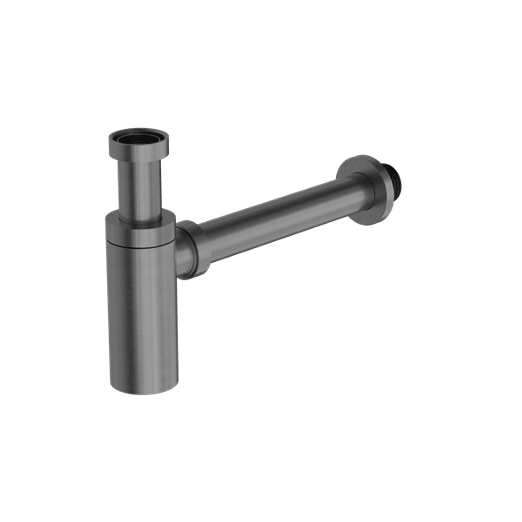 40mm Round Bottle Trap Graphite gallery detail image