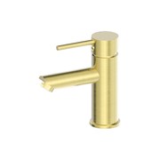 Dolce Basin Mixer Straight Spout All Pressure Brushed Gold gallery detail image