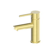Dolce Basin Mixer Straight Spout All Pressure Brushed Gold gallery detail image