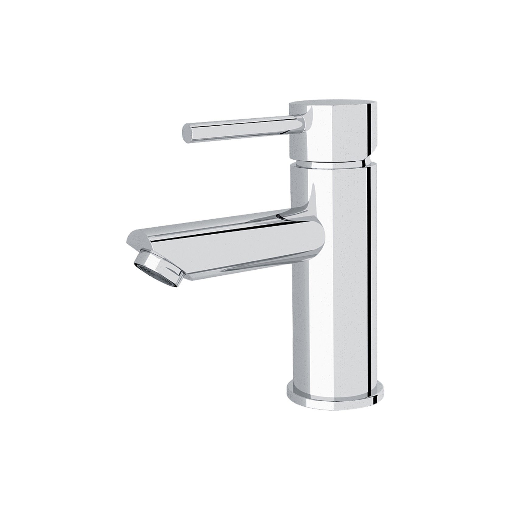 Dolce Basin Mixer Straight Spout All Pressure Chrome gallery detail image