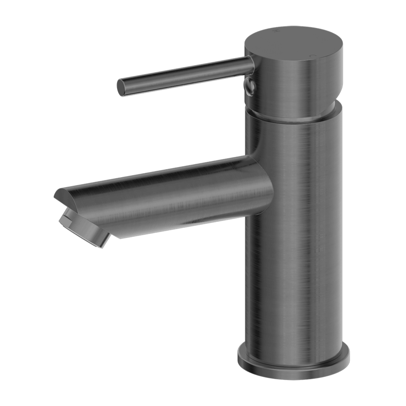 Dolce Basin Mixer Straight Spout All Pressure Gun Metal gallery detail image