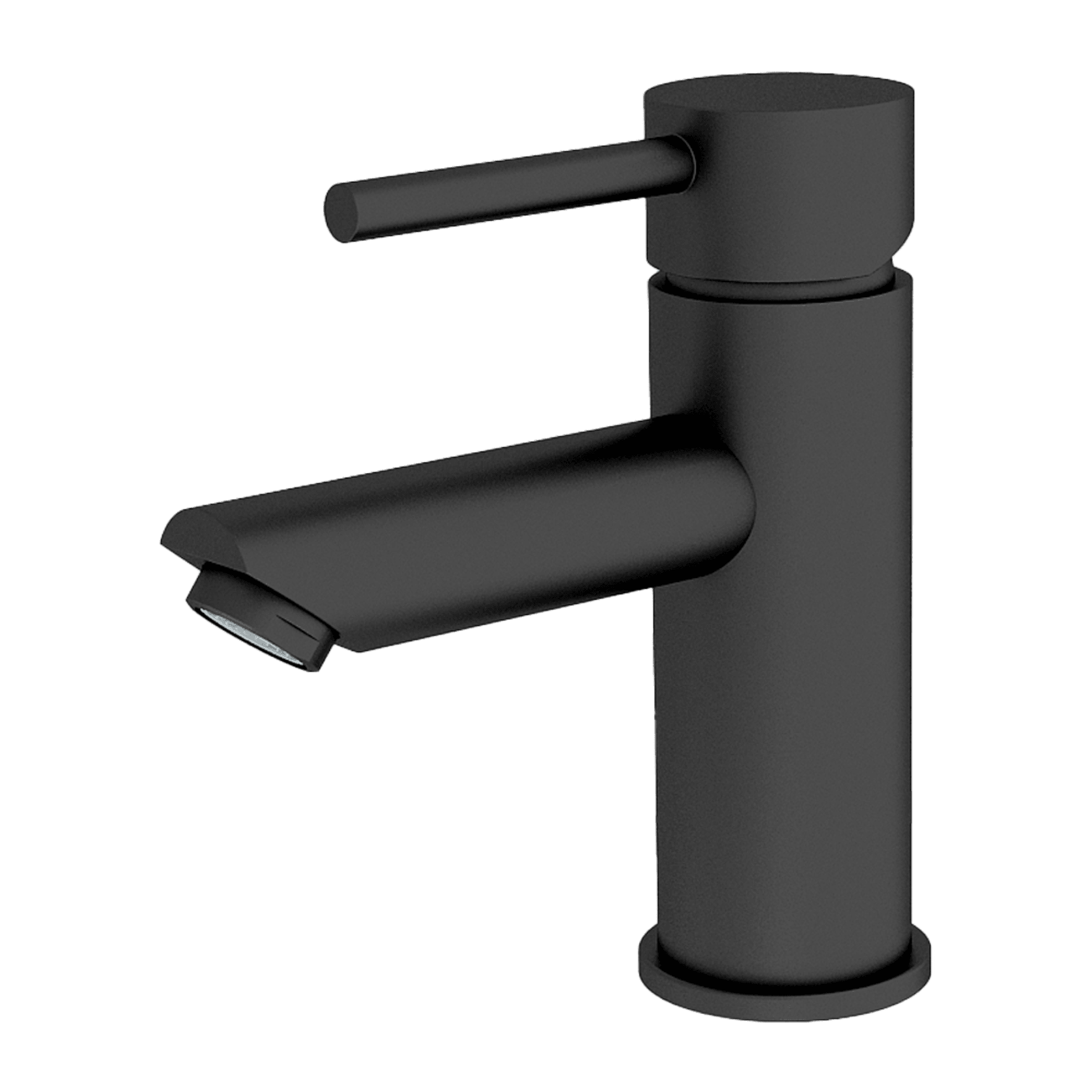 Dolce Basin Mixer Straight Spout All Pressure Matte Black gallery detail image