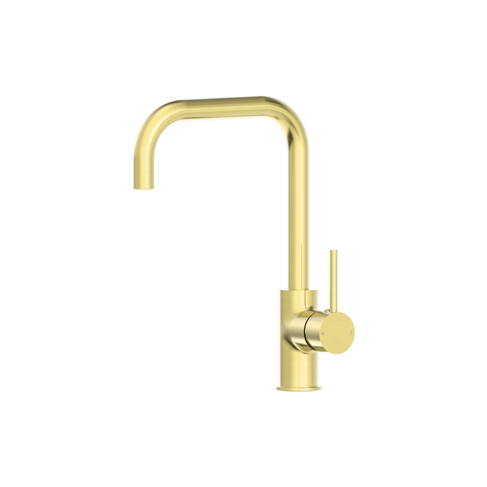 Dolce Kitchen Mixer Square Shape All Pressure Brushed Gold gallery detail image