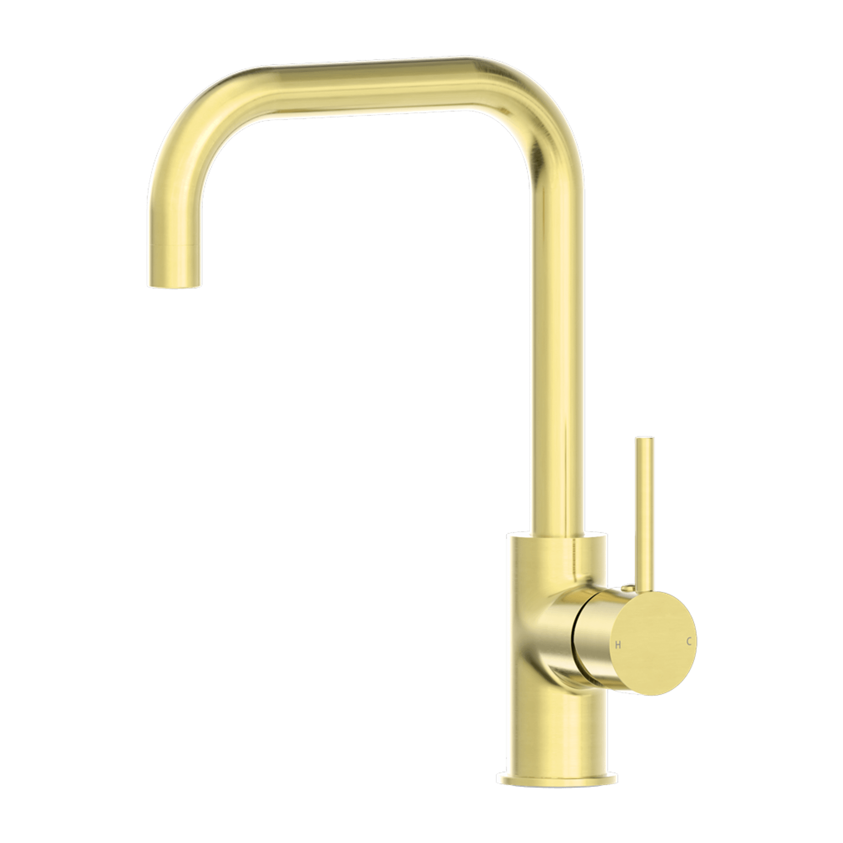 Dolce Kitchen Mixer Square Shape All Pressure Brushed Gold gallery detail image