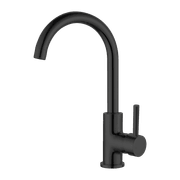 Dolce Kitchen Mixer Gooseneck All Pressure Matte Black gallery detail image