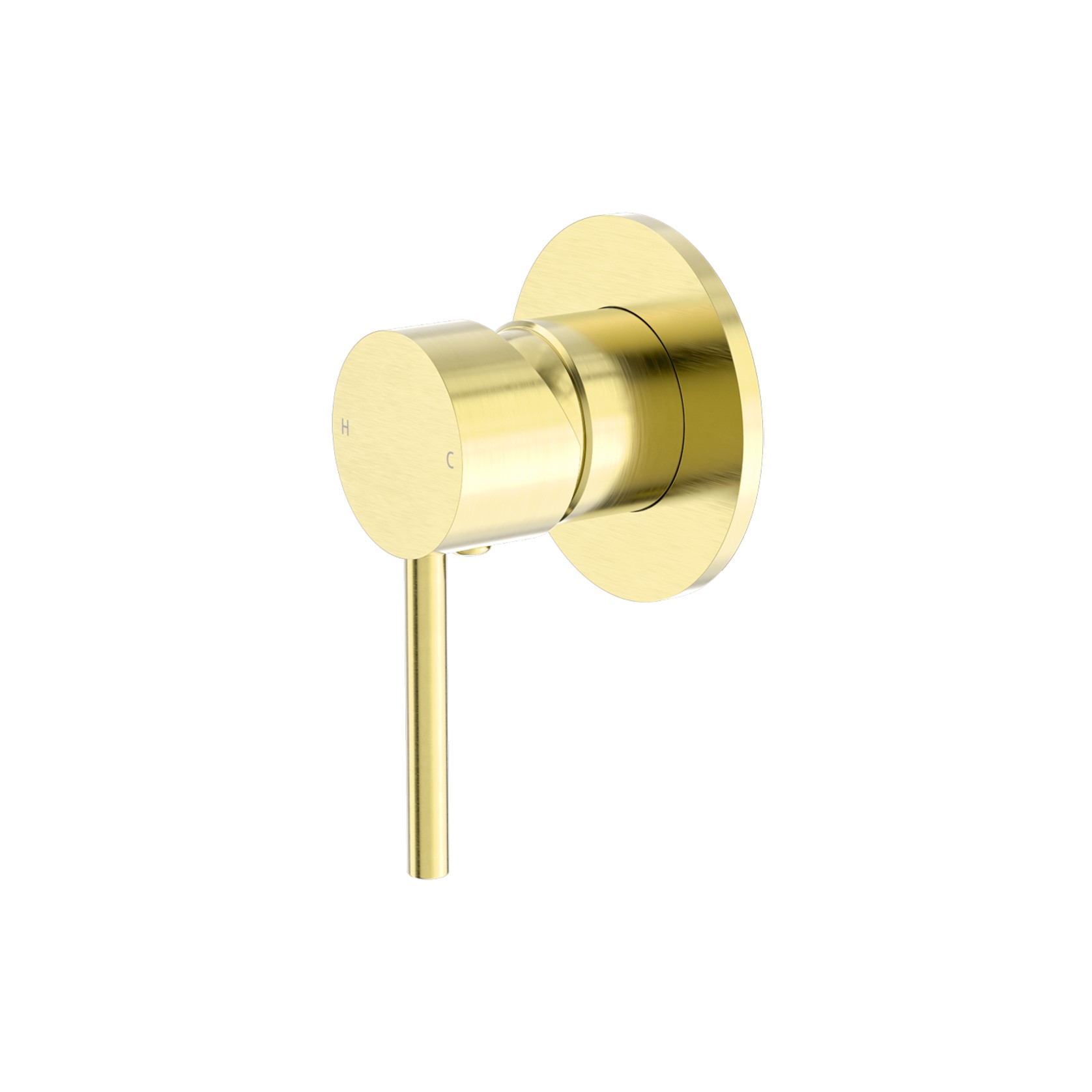 Dolce Shower Mixer All Pressure Brushed Gold gallery detail image