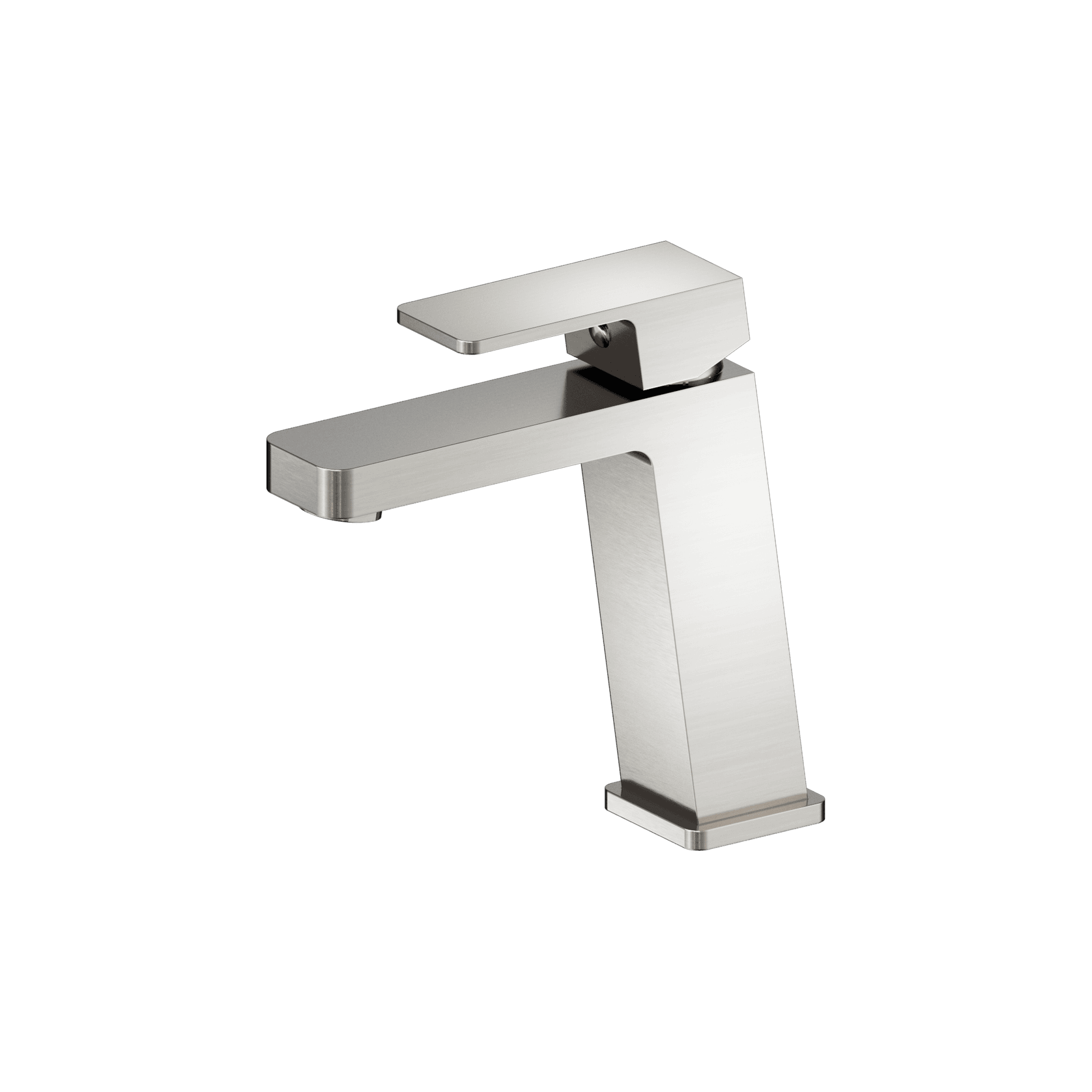 Celia Basin Mixer Angle Spout All Pressure Brushed Nickel gallery detail image