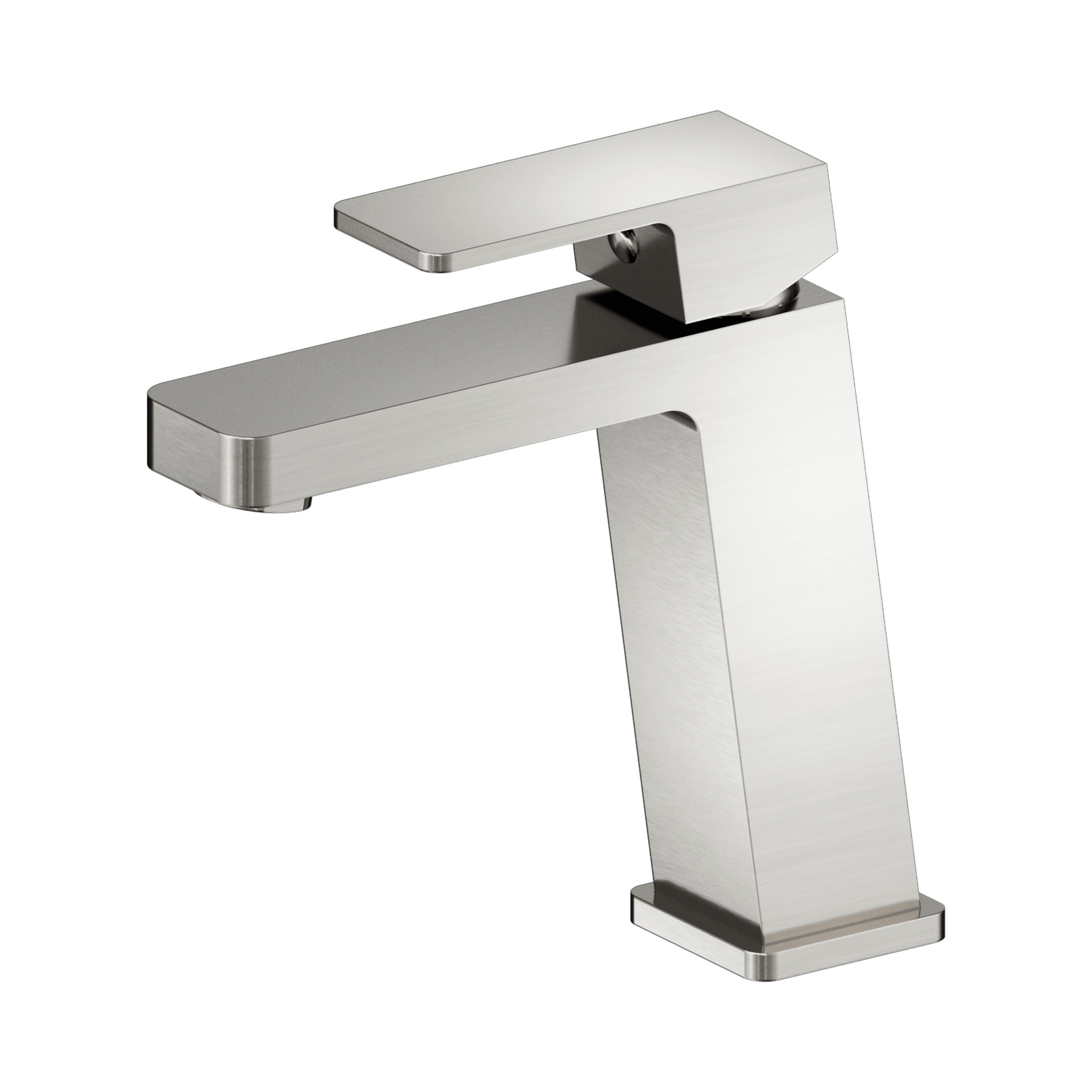 Celia Basin Mixer Angle Spout All Pressure Brushed Nickel gallery detail image