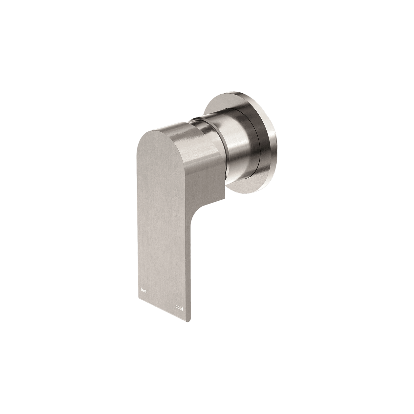 Bianca Shower Mixer 80mm Plate All Pressure Brushed Nickel gallery detail image