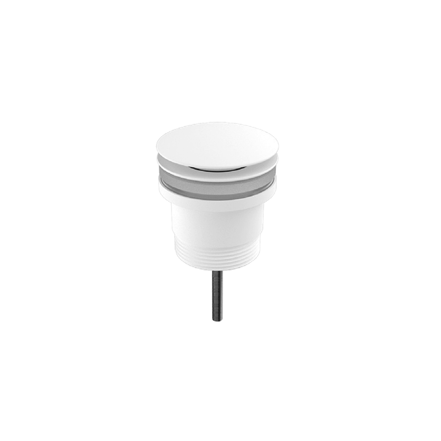 Universal Pop Up Waste Matte White gallery detail image