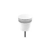 Universal Pop Up Waste Matte White gallery detail image