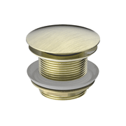 40mm Bath Pop-Up Plug With Removabel Waste No Overflow Aged Brass gallery detail image