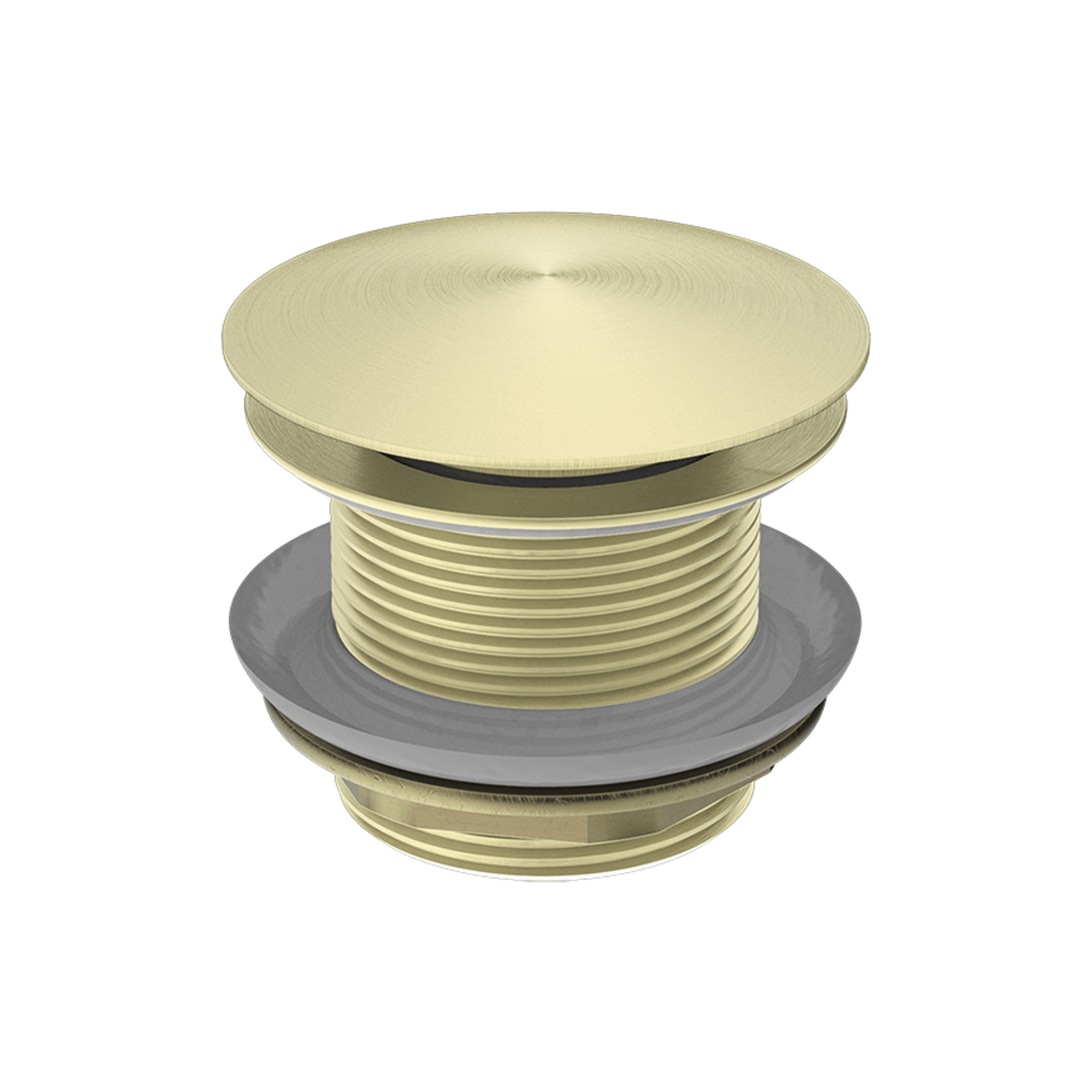 40mm Bath Pop-Up Plug With Removabel Waste No Overflow Brushed Gold gallery detail image