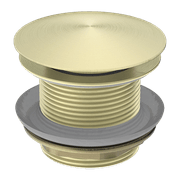 40mm Bath Pop-Up Plug With Removabel Waste No Overflow Brushed Gold gallery detail image