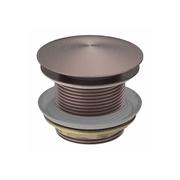 40mm Bath Pop-Up Plug With Removabel Waste No Overflow Brushed Bronze gallery detail image