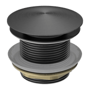 40mm Bath Pop-Up Plug With Removabel Waste No Overflow Gun Metal gallery detail image
