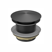 40mm Bath Pop-Up Plug With Removabel Waste No Overflow Gun Metal gallery detail image