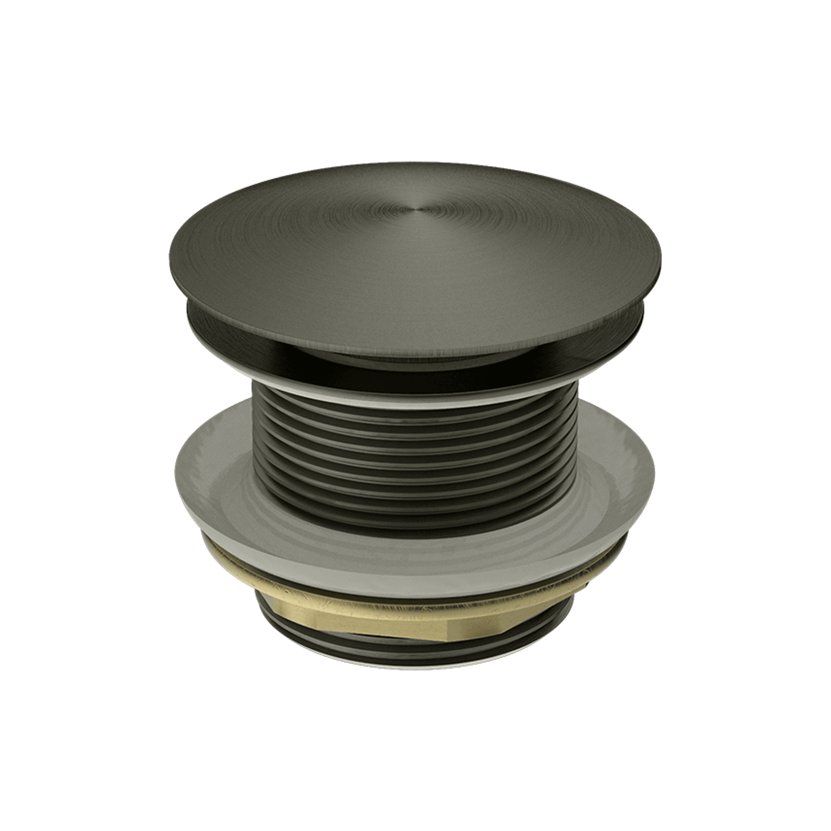40mm Bath Pop-Up Plug With Removabel Waste No Overflow Graphite gallery detail image