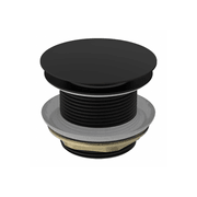 40mm Bath Pop-Up Plug With Removabel Waste No Overflow Matte Black gallery detail image
