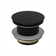 40mm Bath Pop-Up Plug With Removabel Waste No Overflow Matte Black gallery detail image