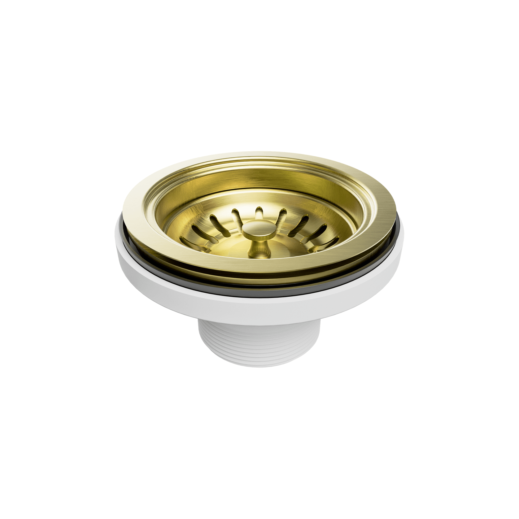 Kitchen Sink Basket Waste Brushed Gold gallery detail image