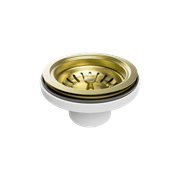 Kitchen Sink Basket Waste Brushed Gold gallery detail image
