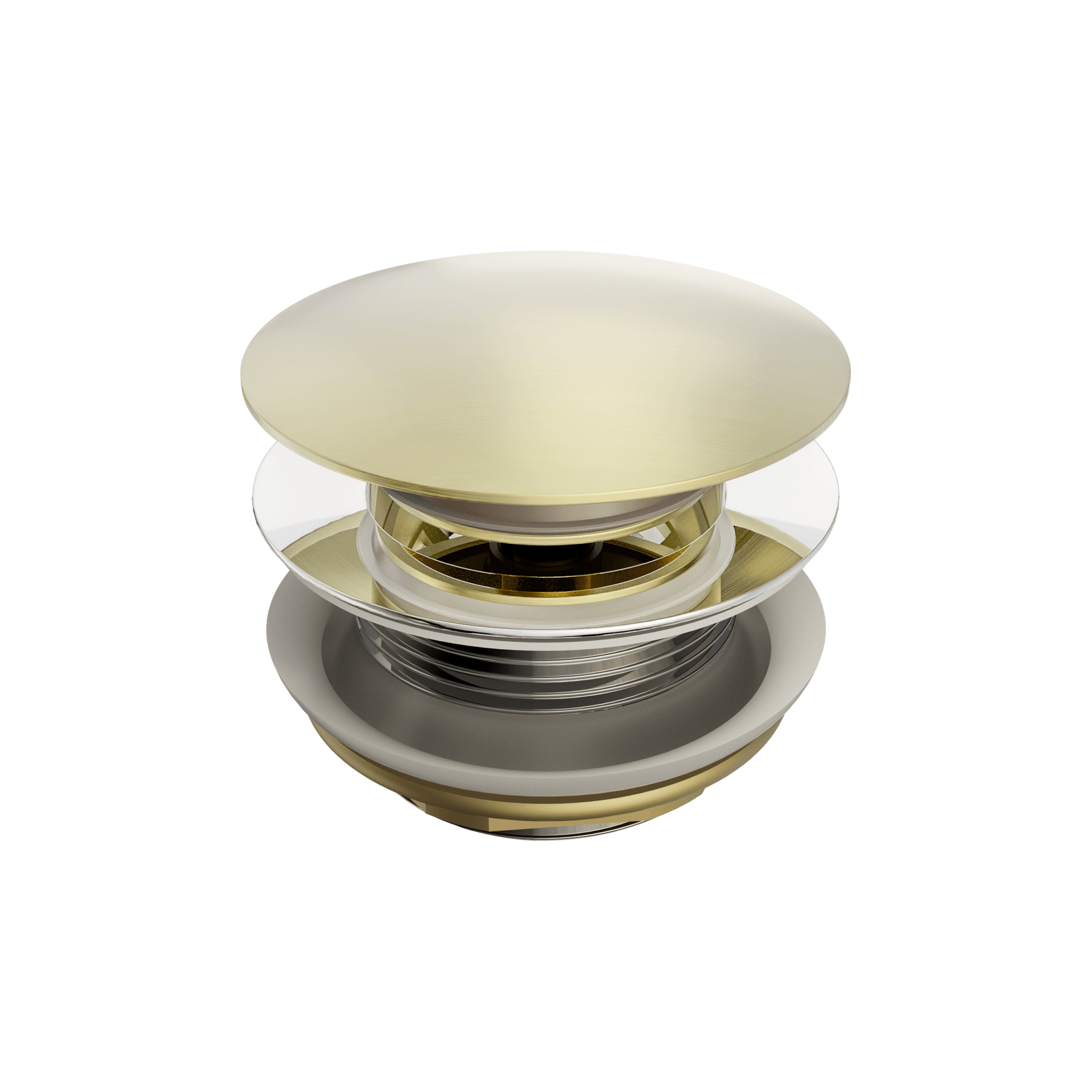 Short Pop Up Bath Waste 40mm Brushed Gold gallery detail image