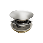 Short Pop Up Bath Waste 40mm Brushed Nickel gallery detail image