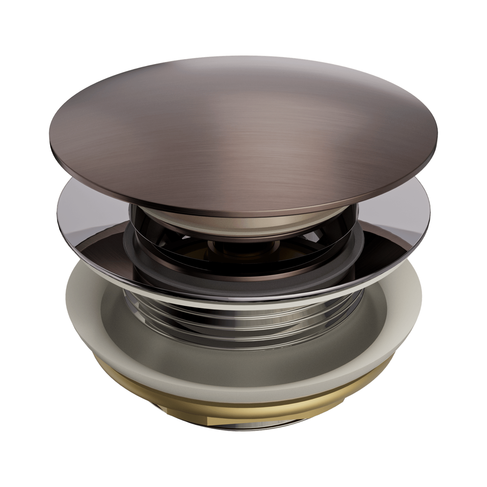 Short Pop Up Bath Waste 40mm Brushed Bronze gallery detail image