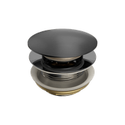 Short Pop Up Bath Waste 40mm Gun Metal gallery detail image