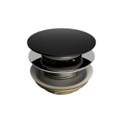 Short Pop Up Bath Waste 40mm Matte Black gallery detail image