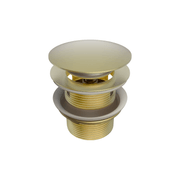 Pop Up Bath Waste 40mm With Overflow Brushed Gold gallery detail image