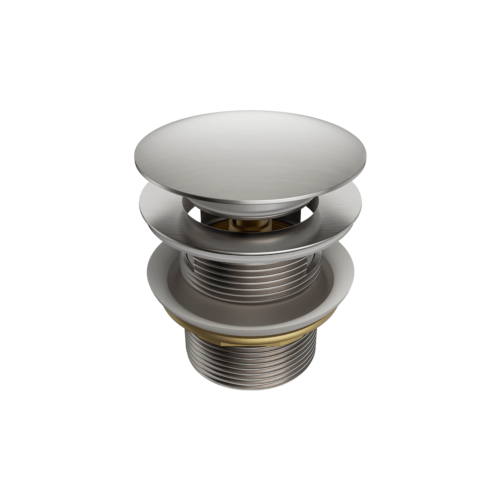 Pop Up Bath Waste 40mm With Overflow Brushed Nickel gallery detail image