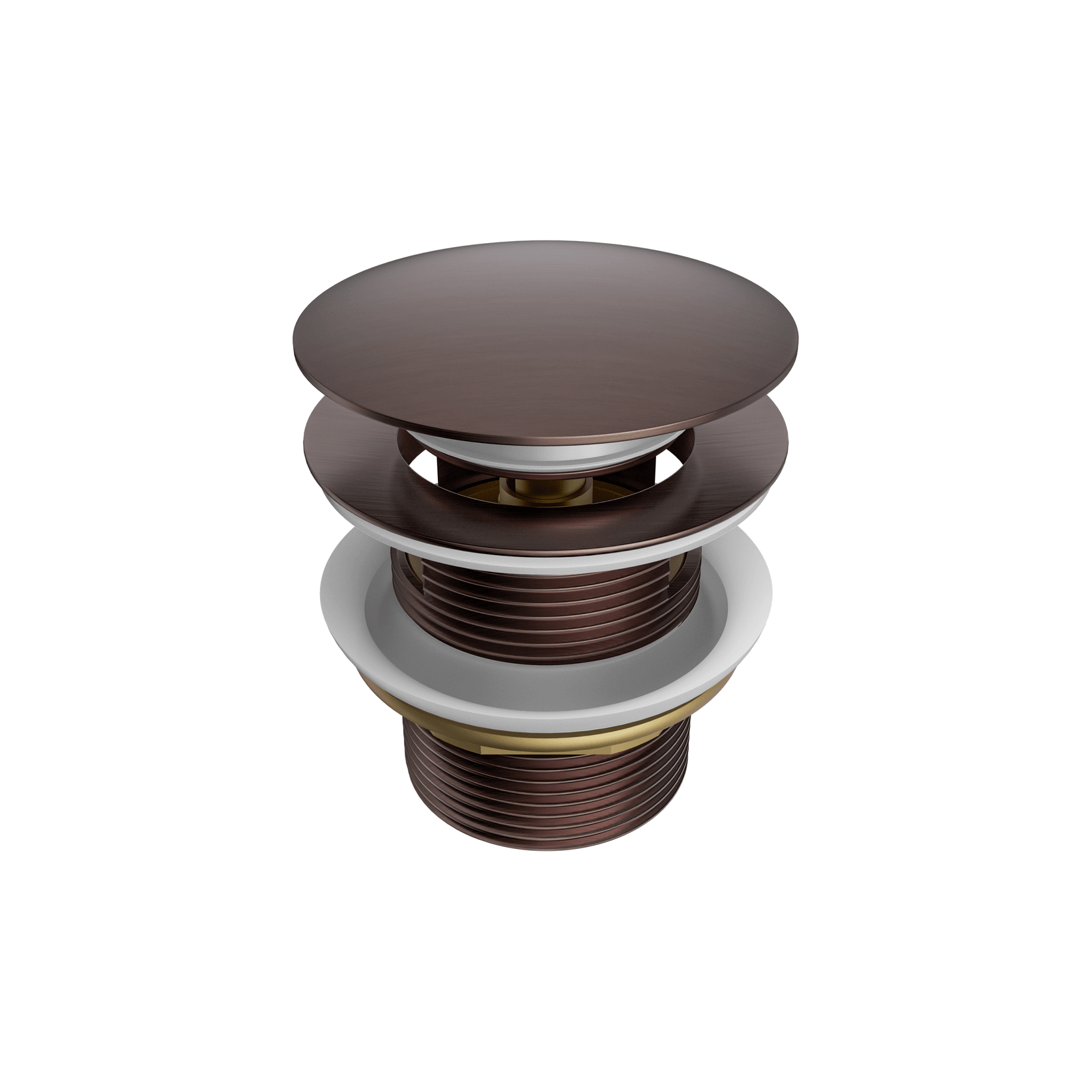 Pop Up Bath Waste 40mm With Overflow Brushed Bronze gallery detail image