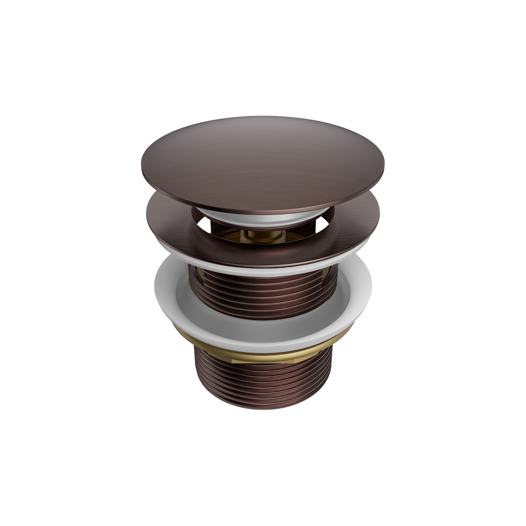 Pop Up Bath Waste 40mm With Overflow Brushed Bronze gallery detail image