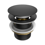 Pop Up Bath Waste 40mm With Overflow Gun Metal gallery detail image