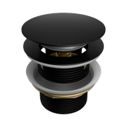 Pop Up Bath Waste 40mm With Overflow Matte Black gallery detail image