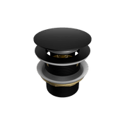 Pop Up Bath Waste 40mm With Overflow Matte Black gallery detail image