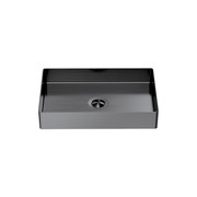 Opal Rectangle Stainless Steel Basin Graphite gallery detail image