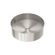 Opal Round 400mm Stainless Steel Basin Brushed Nickel gallery detail image