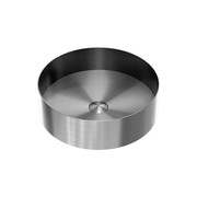 Opal Round 400mm Stainless Steel Basin Graphite gallery detail image