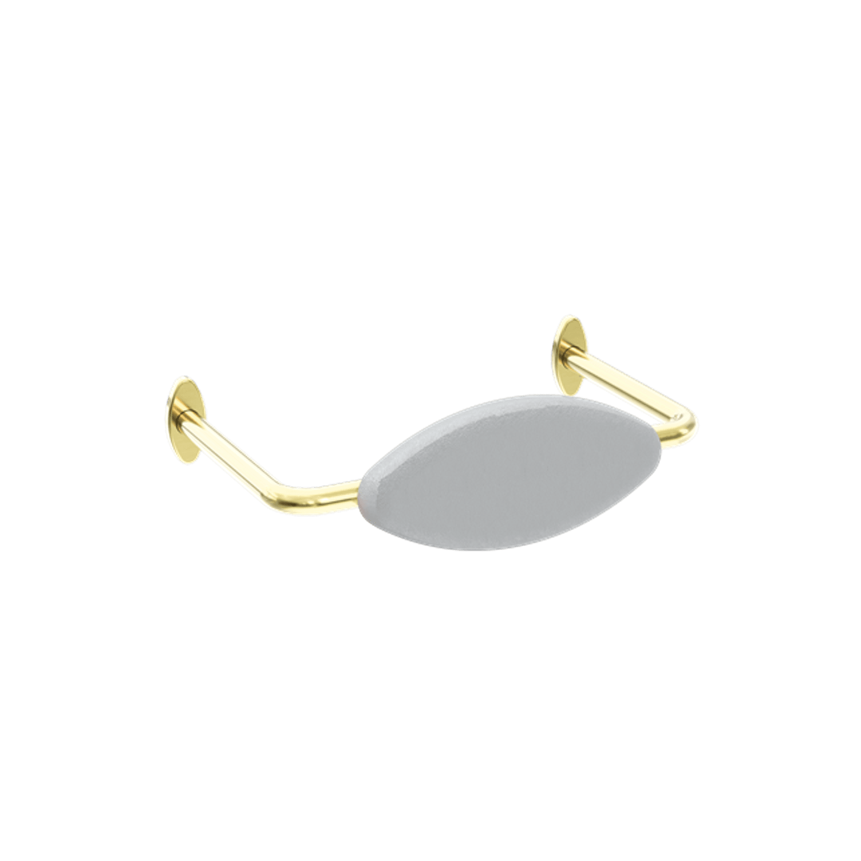 Mecca Care DDA Toilet Backrest Brushed Gold gallery detail image