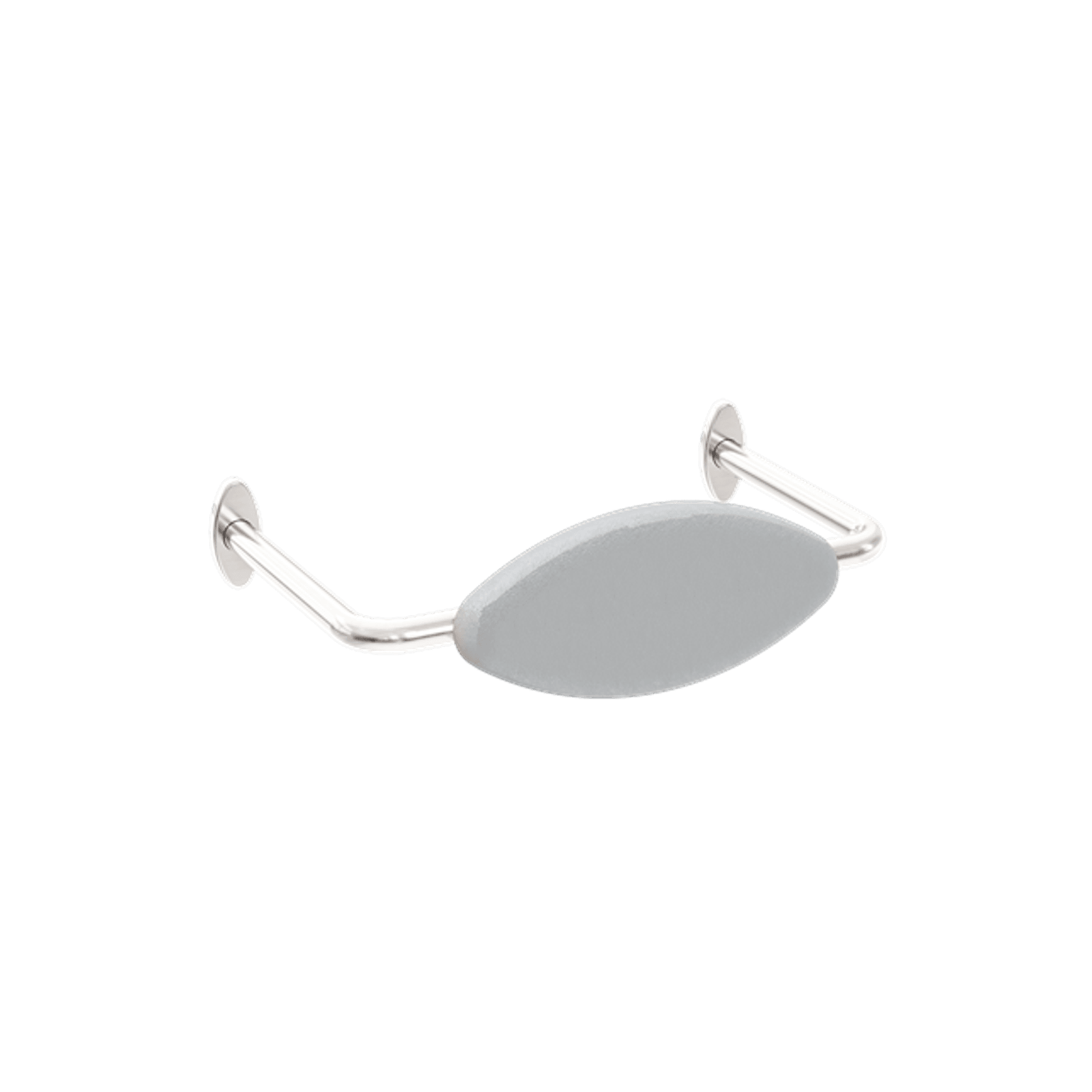 Mecca Care DDA Toilet Backrest Brushed Nickel gallery detail image