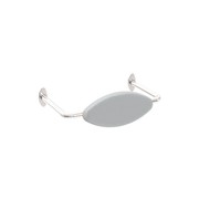 Mecca Care DDA Toilet Backrest Brushed Nickel gallery detail image