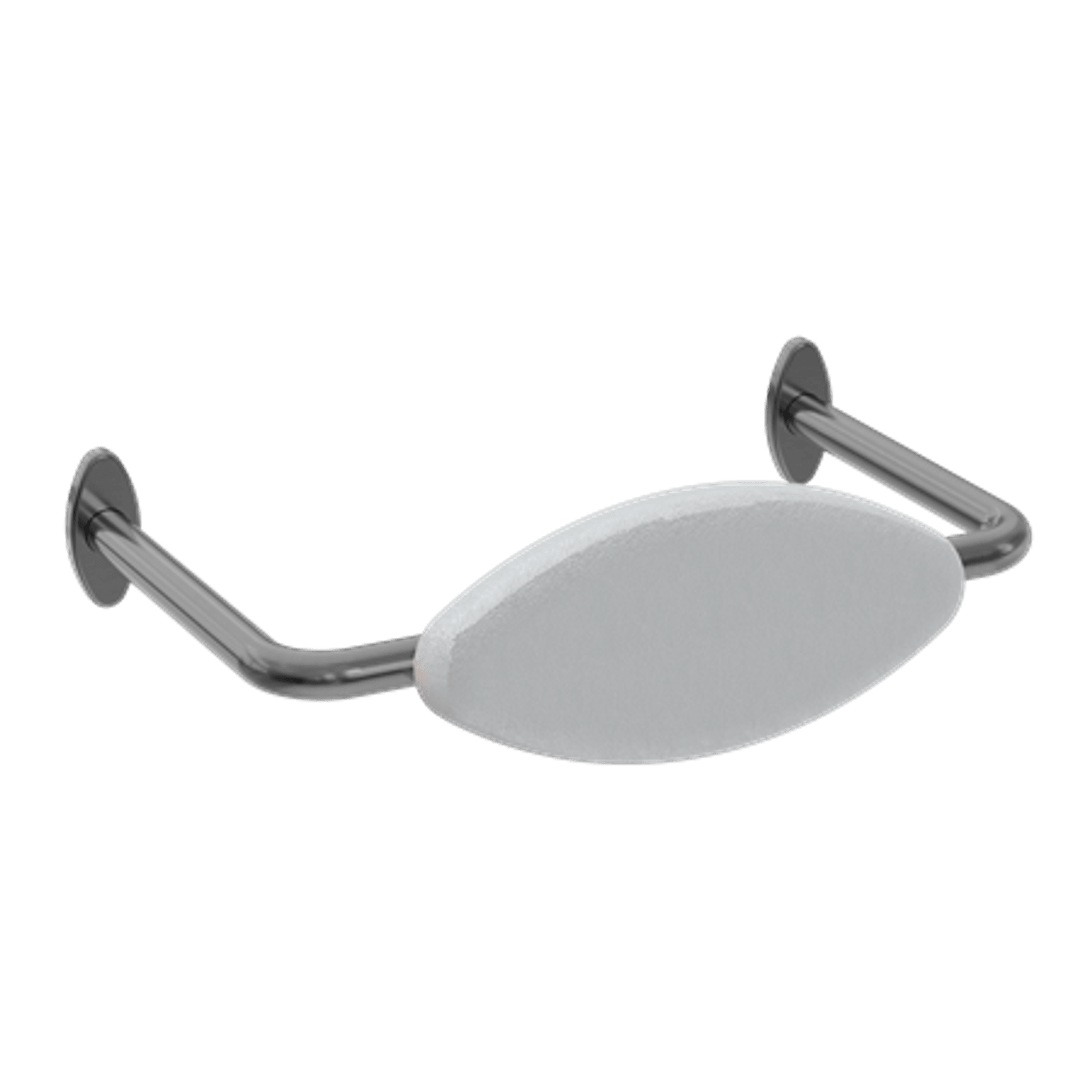 Mecca Care DDA Toilet Backrest Gun Metal gallery detail image