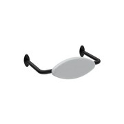 Mecca Care DDA Toilet Backrest Matte Black gallery detail image