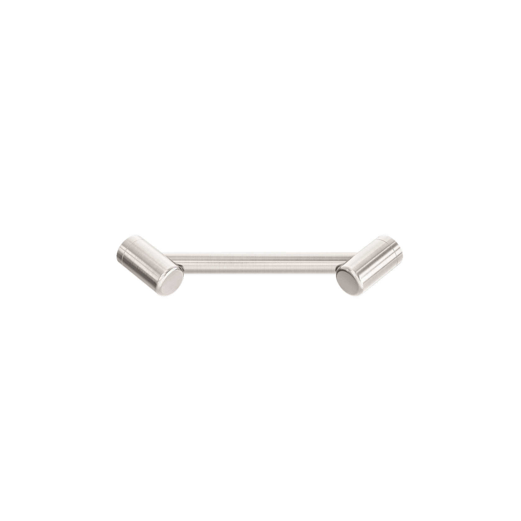 Mecca Care 25mm Footrest Corner Grab Rail 215mm Brushed Nickel gallery detail image
